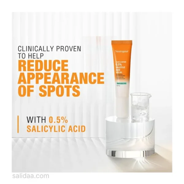 ترکیبات ژل ضد جوش و لک فوری نوتروژینا Neutrogena مدل Clear & Defend
