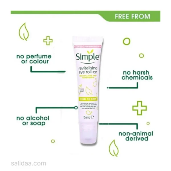 ویژگی های کرم دور چشم رولی سیمپل simple مدل احیا کننده Revitalising