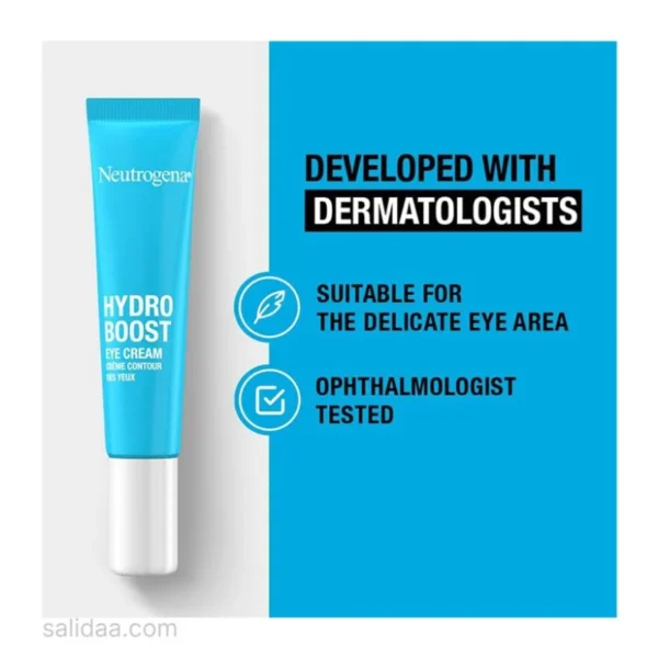 ویژگی های ژل کرم دور چشم هیدرو بوست Hydro Boost نوتروژینا Neutrogena