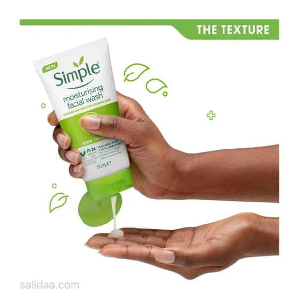 بافت ژل شستشو آبرسان سیمپل (moisturising)