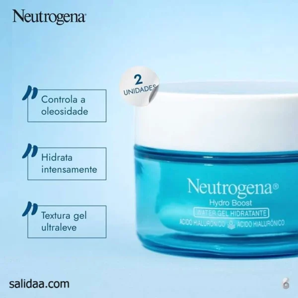 ویژگی 2 آبرسان واتر ژل هیدرو بوست Hydro Boost نوتروژینا Neutrogena
