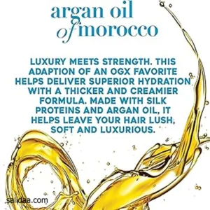 ویژگی های شامپو روغن آرگان مراکشی Argan Oil Of Morocco بدون سولفات او جی ایکس OGX