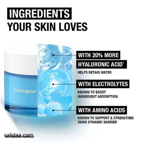 ویژگی های آبرسان واتر ژل هیدرو بوست Hydro Boost نوتروژینا Neutrogena